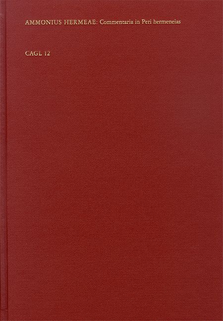 Produktbild: Commentaria in Peri hermeneias Aristotelis