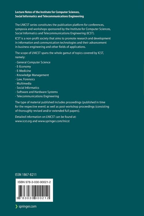 Produktbild: Security and Privacy in Communication Networks