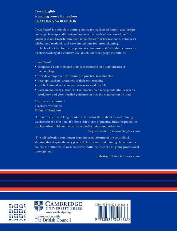 Produktbild: Teach English Teacher's Workbook