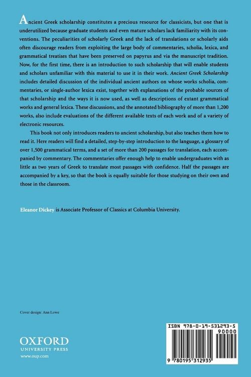 Produktbild: Ancient Greek Scholarship