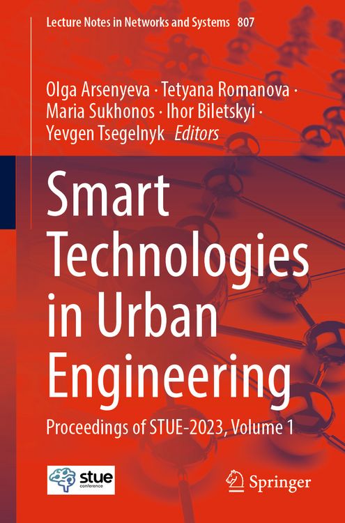 Produktbild: Smart Technologies in Urban Engineering