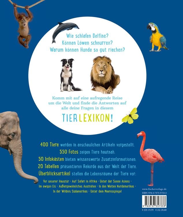 Produktbild: Das gro&szlig;e Tierlexikon f&uuml;r Kinder