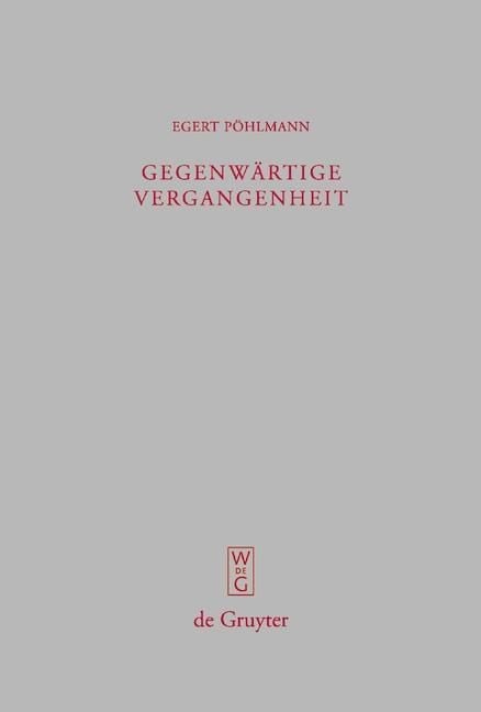 Produktbild: Gegenw&auml;rtige Vergangenheit