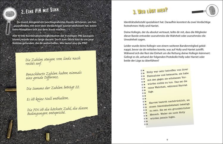 Produktbild: Das perfekte Verbrechen-Rätselbuch