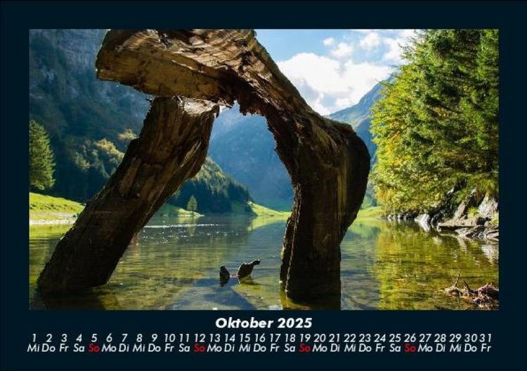 Produktbild: Landschaftskalender 2025 Fotokalender DIN A5