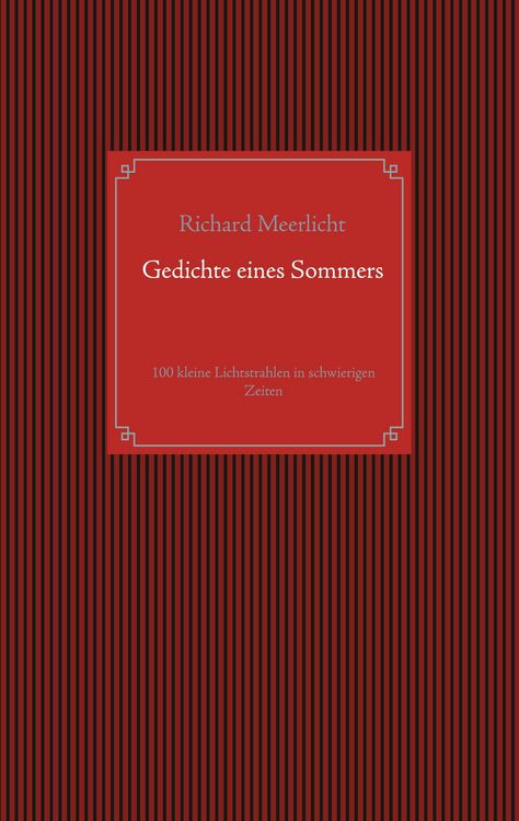 Produktbild: Gedichte eines Sommers