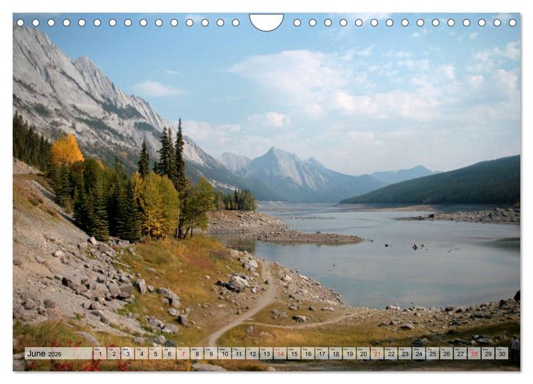 Produktbild: Indian Summer in the Canadian Rockies (Wall Calendar 2026 DIN A4 landscape), CALVENDO 12 Month Wall Calendar