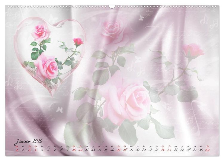 Produktbild: Zeit f&uuml;r Emotionen Bastelkalender (hochwertiger Premium Wandkalender 2026 DIN A2 quer), Kunstdruck in Hochglanz