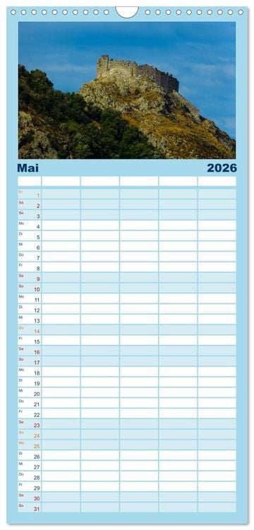 Produktbild: Familienplaner 2026 - Zauberhaftes Elba mit 5 Spalten (Wandkalender, 21 x 45 cm) CALVENDO