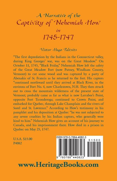 Produktbild: A Narrative of The Captivity of Nehemiah How in 1745-1747