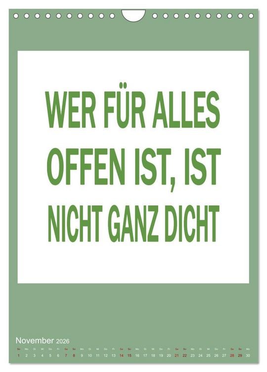 Produktbild: Memo an mich (Wandkalender 2026 DIN A4 hoch), CALVENDO Monatskalender