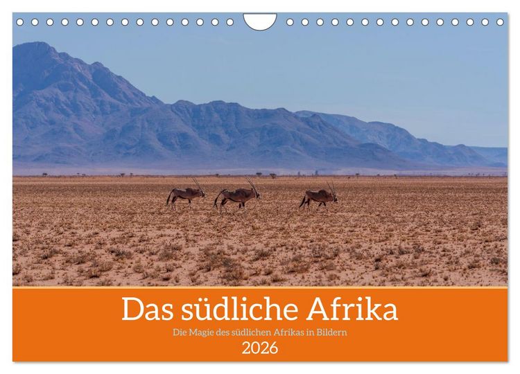 Produktbild: Das s&uuml;dliche Afrika 2026 (Wandkalender 2026 DIN A4 quer), CALVENDO Monatskalender