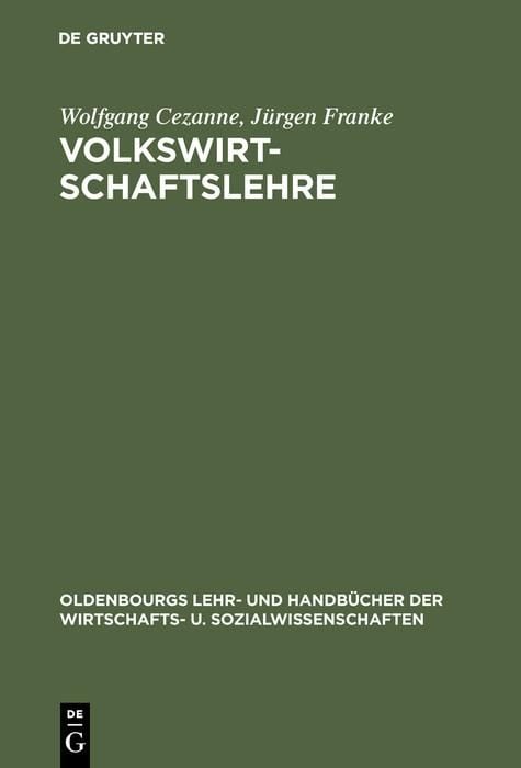 Produktbild: Volkswirtschaftslehre