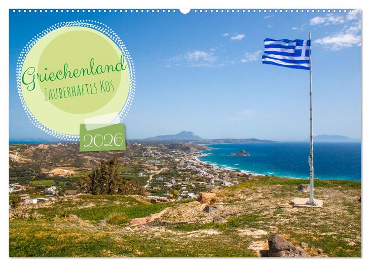 Produktbild: Griechenland - Zauberhaftes Kos (Wandkalender 2026 DIN A2 quer), CALVENDO Monatskalender