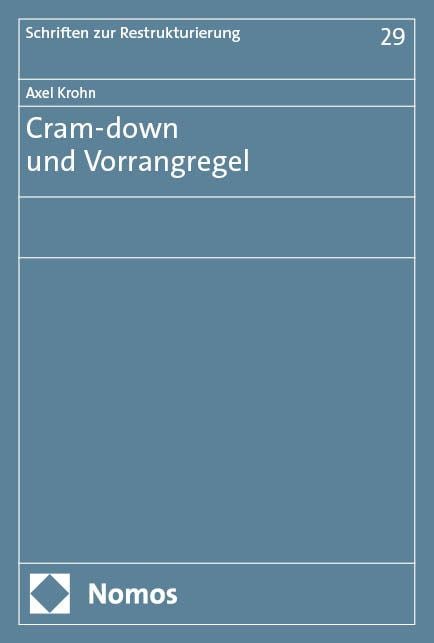 Produktbild: Cram-down und Vorrangregel
