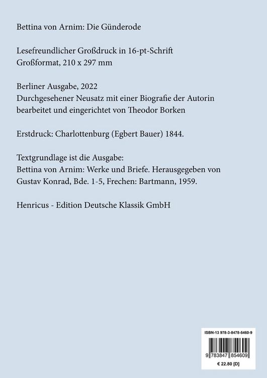 Produktbild: Die G&uuml;nderode (Gro&szlig;druck)