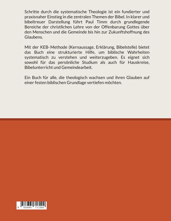 Produktbild: Schritte durch die systematische Theologie