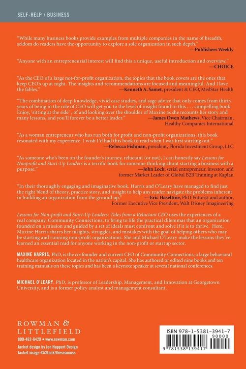 Produktbild: Lessons for Nonprofit and Start-Up Leaders