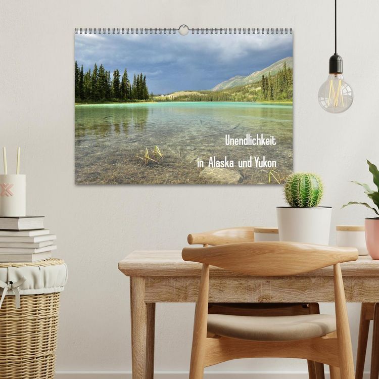 Produktbild: Unendlichkeit in Alaska und Yukon (Wandkalender 2026 DIN A3 quer), CALVENDO Monatskalender