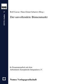 Produktbild: Der unvollendete Binnenmarkt
