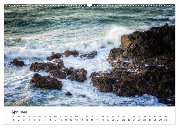 Produktbild: Unterwegs in der Normandie (Wandkalender 2026 DIN A2 quer), CALVENDO Monatskalender