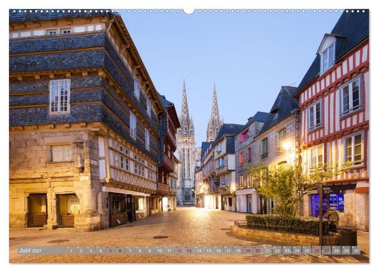 Produktbild: Momente einer Reise - Bretagne (Wandkalender 2027 DIN A2 quer), CALVENDO Monatskalender