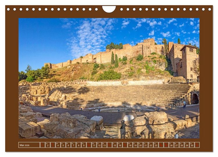 Produktbild: Ein Herz f&uuml;r M&aacute;laga (Wandkalender 2026 DIN A4 quer), CALVENDO Monatskalender