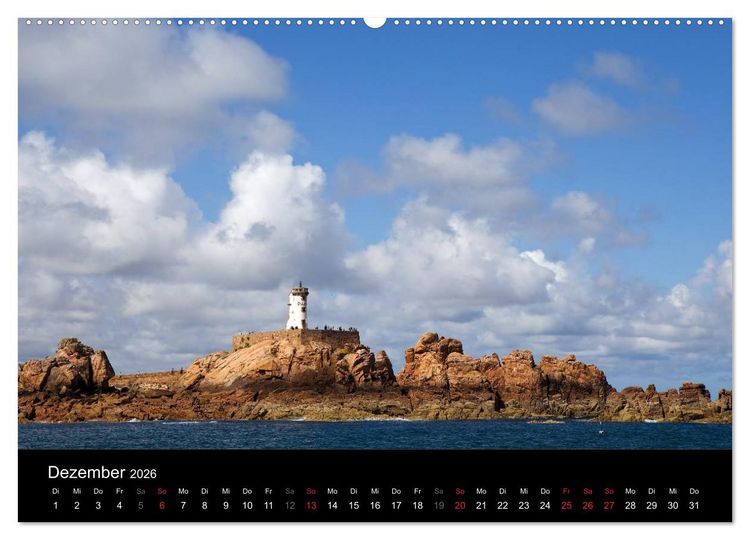 Produktbild: Bretagne - Fotoreise von der Cote de Granit Rose zur Ile de Brehat (hochwertiger Premium Wandkalender 2026 DIN A2 quer), Kunstdruck in Hochglanz