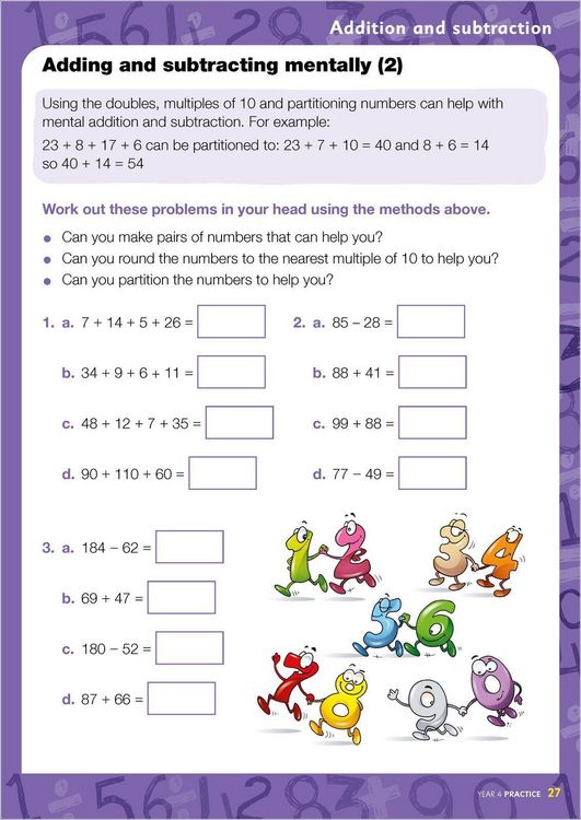 Produktbild: National Curriculum Maths Practice Book for Year 4