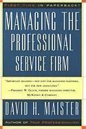 Produktbild: Managing The Professional Service Firm