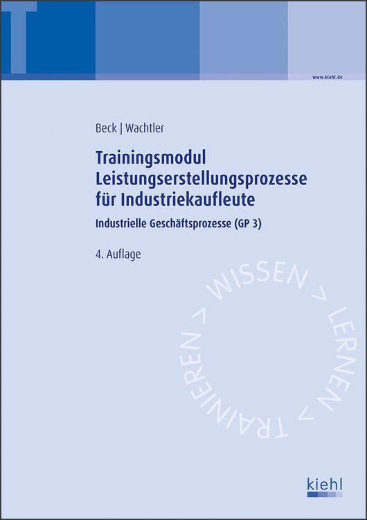 Produktbild: Trainingsmodul Leistungserstellungsprozesse f&uuml;r Industriekaufleute