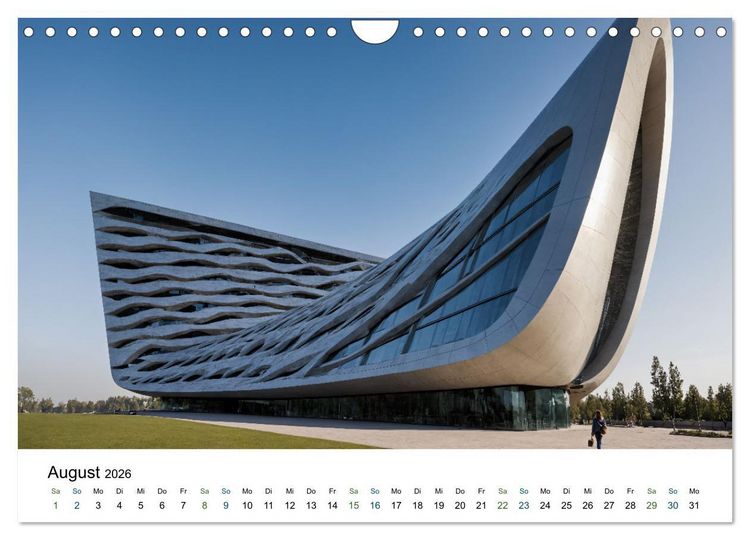 Produktbild: Einsamkeit in Architektur (Wandkalender 2026 DIN A4 quer), CALVENDO Monatskalender