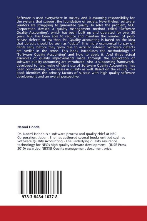 Produktbild: Success factors needed in high quality software development