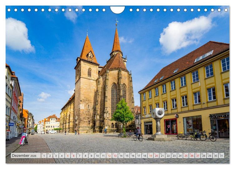 Produktbild: Ansbach Impressionen (Wandkalender 2026 DIN A4 quer), CALVENDO Monatskalender