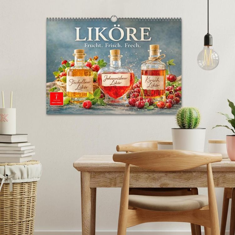 Produktbild: Lik&ouml;re - Frucht. Frisch. Frech. (Wandkalender 2027 DIN A3 quer), CALVENDO Monatskalender