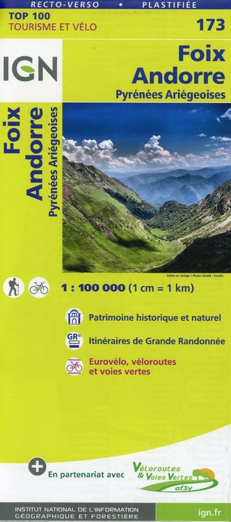 Produktbild: IGN 1 : 100 000 Foix Andorre