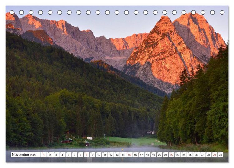 Produktbild: Mein Werdenfelser Land (Tischkalender 2026 DIN A5 quer), CALVENDO Monatskalender