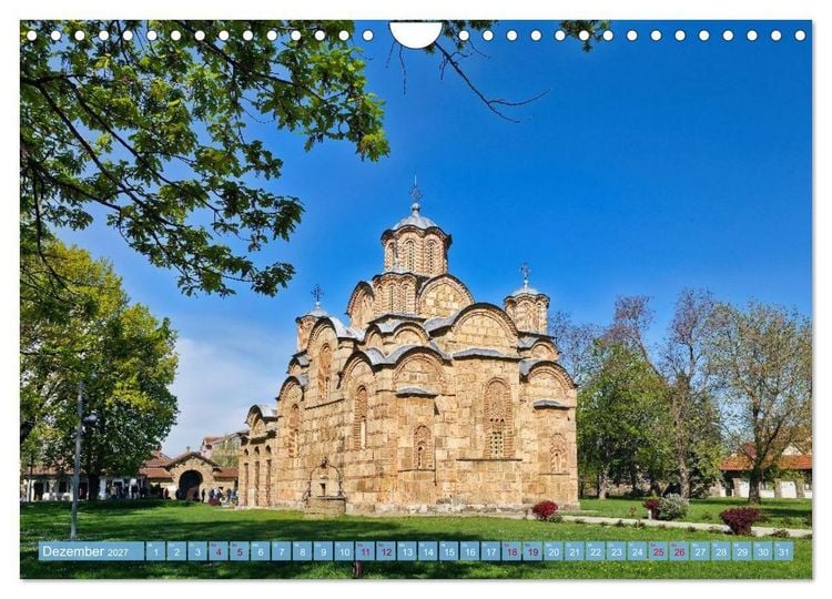 Produktbild: Moscheen und Kirchen im Kosovo (Wandkalender 2027 DIN A4 quer), CALVENDO Monatskalender