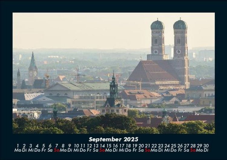 Produktbild: M&uuml;nchen 2025 Fotokalender DIN A5