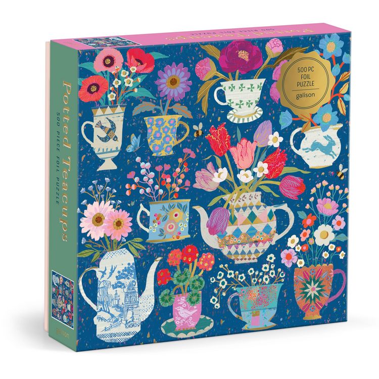 Produktbild: Victoria Ball Potted Teacups 500 Piece Foil Puzzle