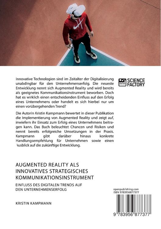 Produktbild: Augmented Reality als innovatives strategisches Kommunikationsinstrument. Einfluss des digitalen Trends auf den Unternehmenserfolg