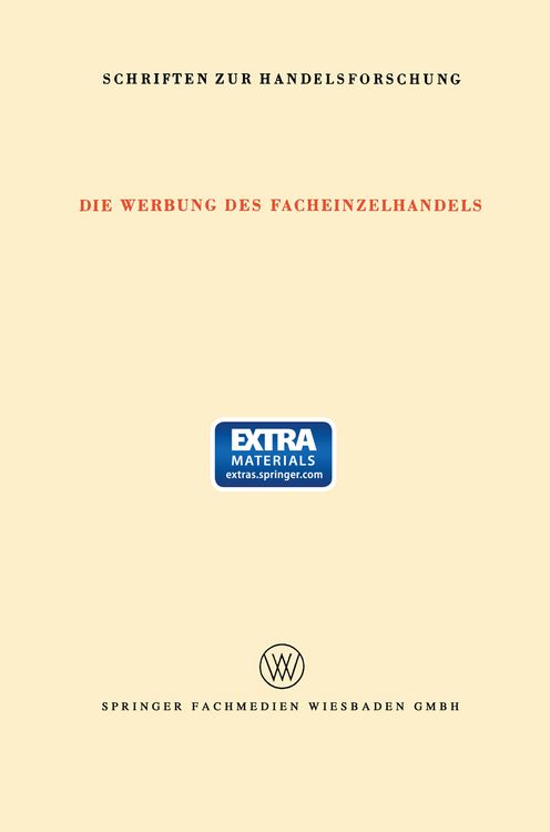 Produktbild: Die Werbung des Facheinzelhandels