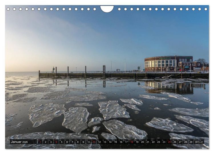 Produktbild: Wilhelmshaven maritim (Wandkalender 2026 DIN A4 quer), CALVENDO Monatskalender