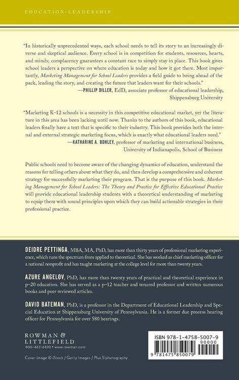 Produktbild: Marketing Management for School Leaders
