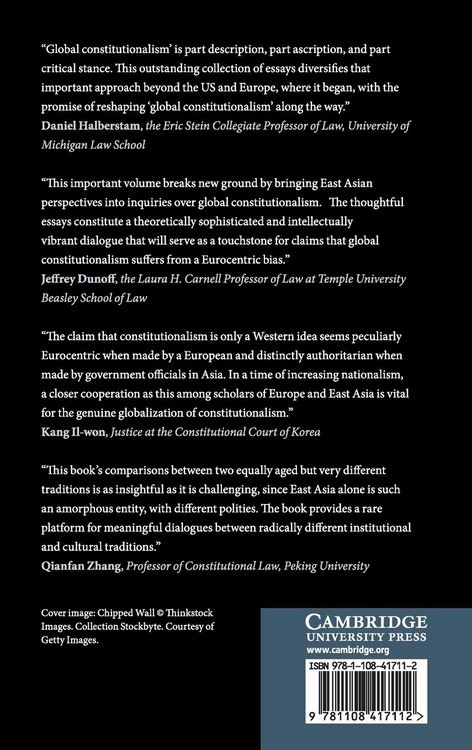 Produktbild: Global Constitutionalism from European and East Asian Perspectives