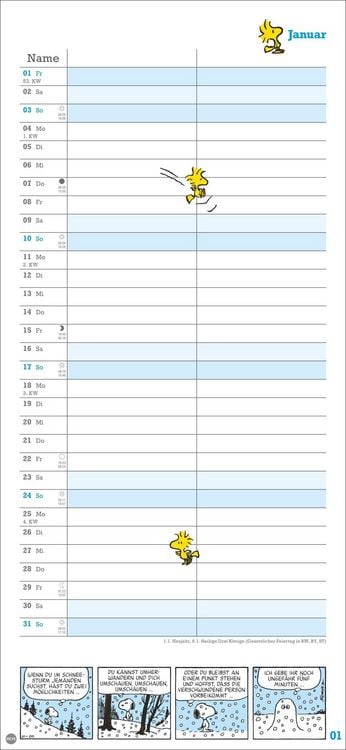 Produktbild: Peanuts Planer Wir zwei 2027