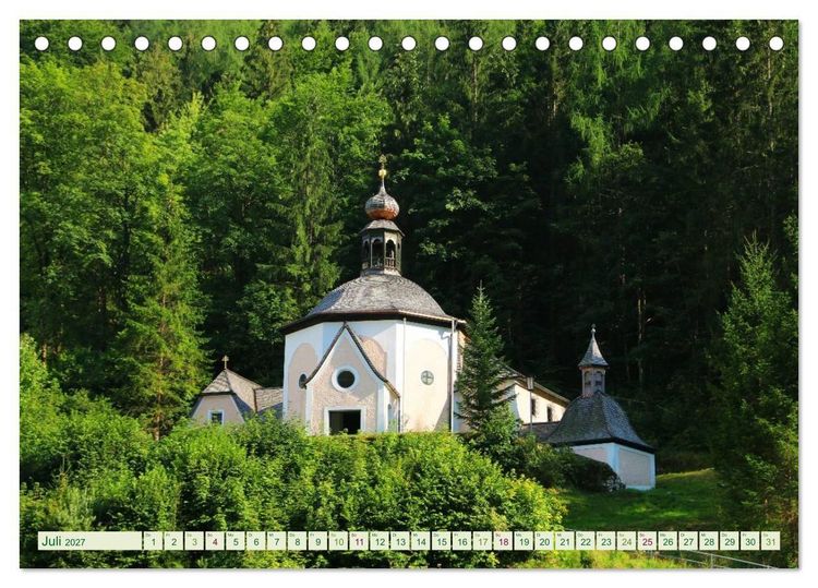 Produktbild: Hallstatt, Marktgemeinde am Hallst&auml;tter See (Tischkalender 2027 DIN A5 quer), CALVENDO Monatskalender