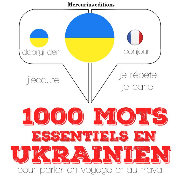 Produktbild: 1000 mots essentiels en ukrainien
