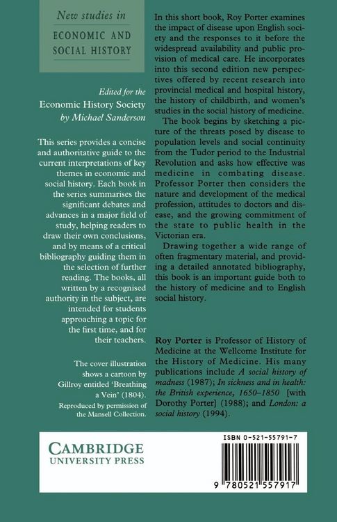 Produktbild: Disease, Medicine and Society in England, 1550 1860