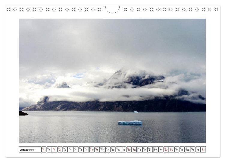Produktbild: Gr&ouml;nland - eisige Landschaften im Prins Christian Sund (Wandkalender 2026 DIN A4 quer), CALVENDO Monatskalender
